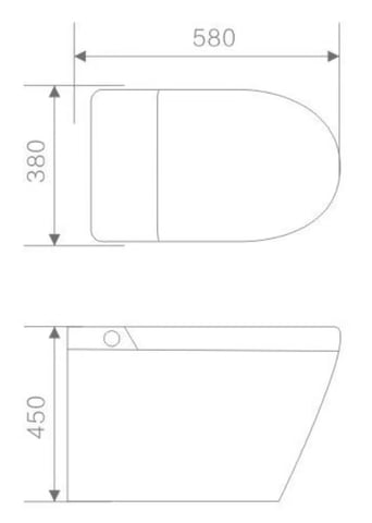 Bathroom Smart Toilet Best Tankless Remote Control Toilet