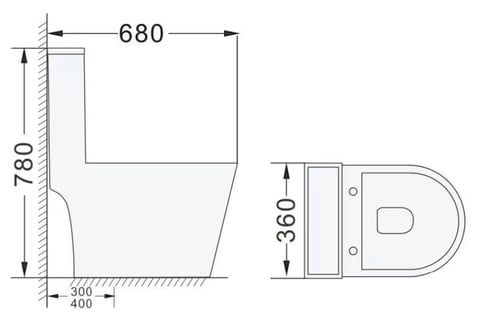 american standard one piece elongated toilet