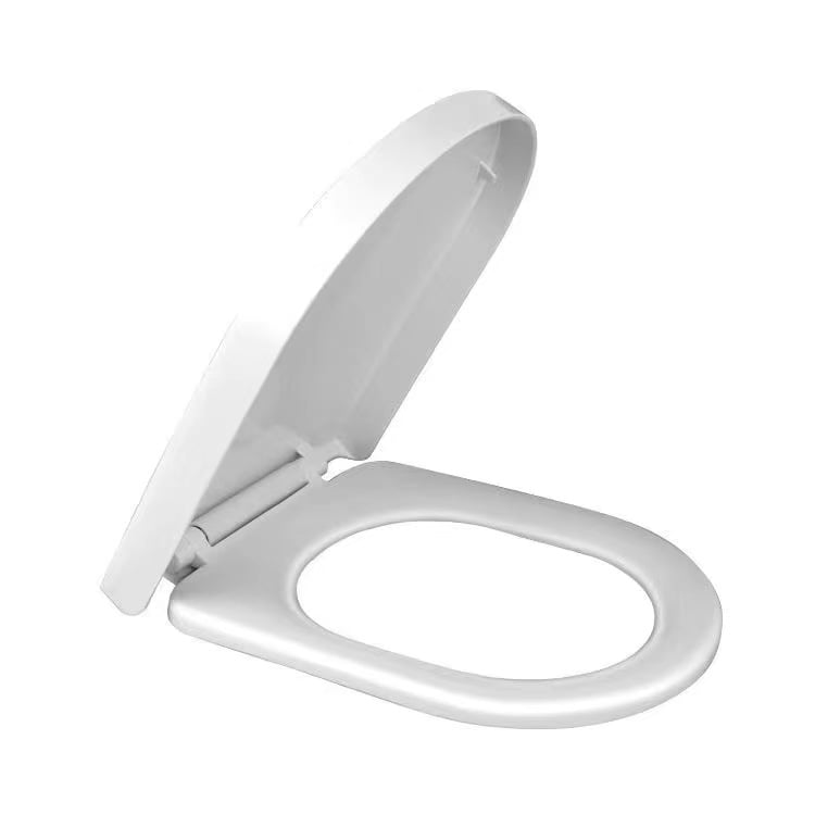 open front elongated toilet seat