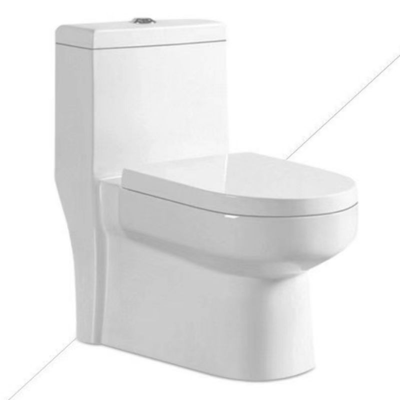 Closed One-piece Toilet White