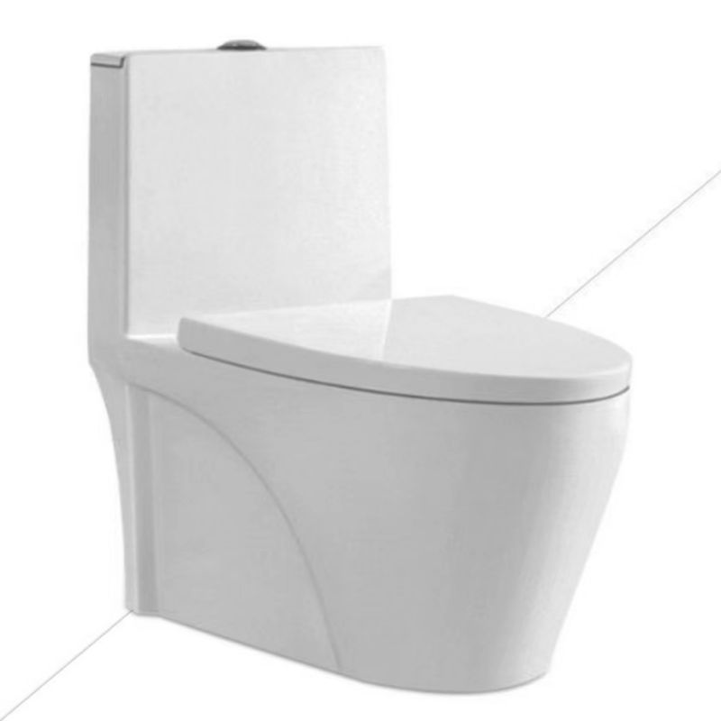 one piece standard height toilet