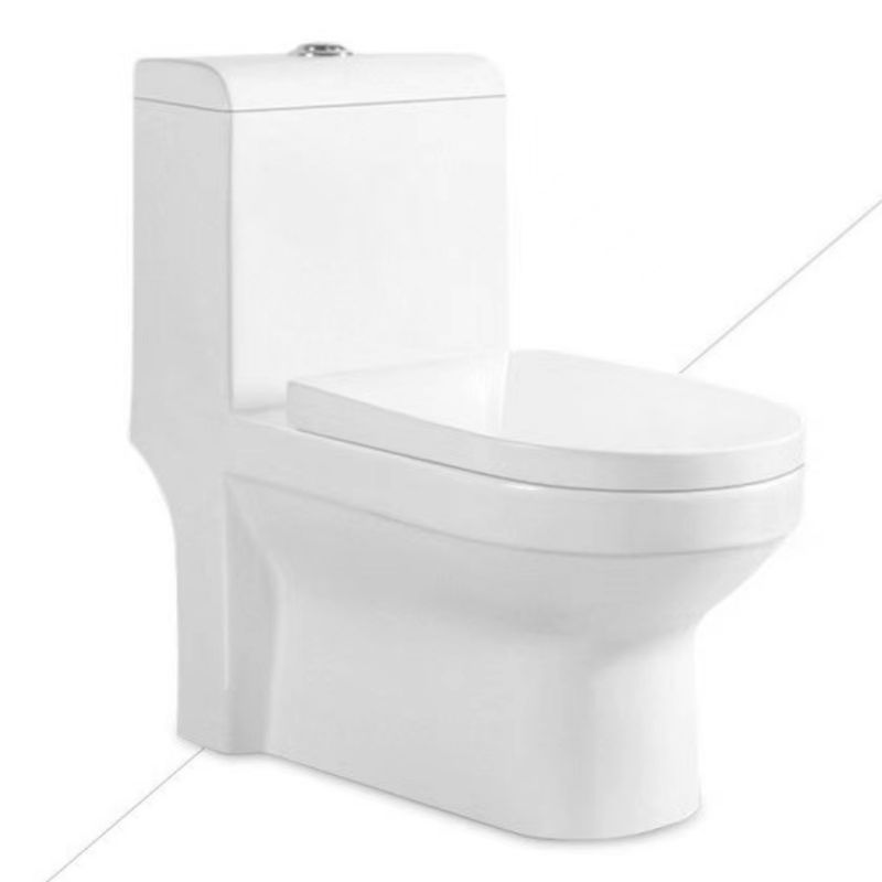 Standard close-coupled one-piece toilet seat