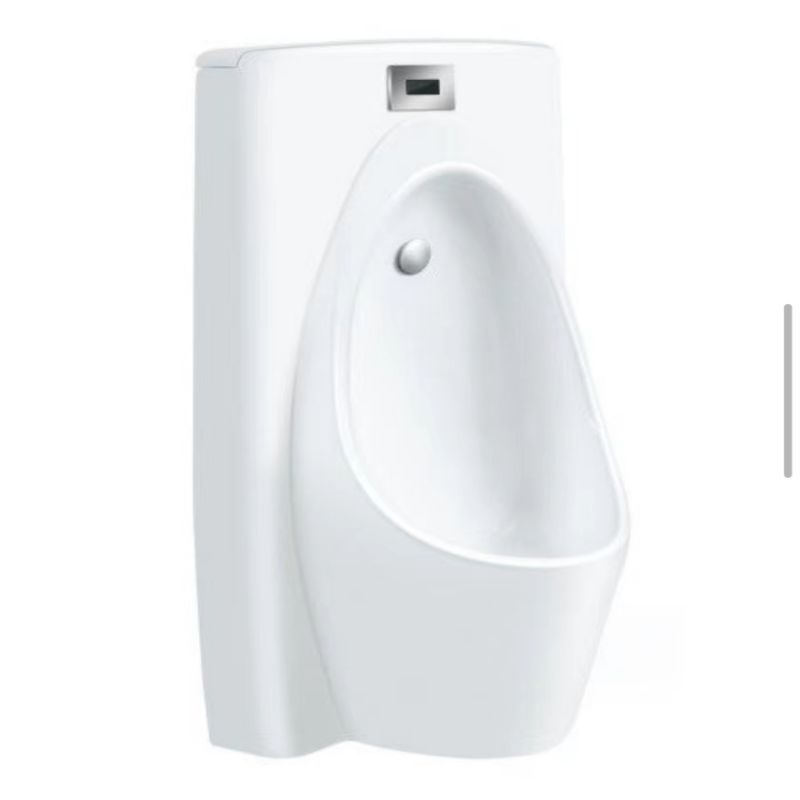 White economy male urinal