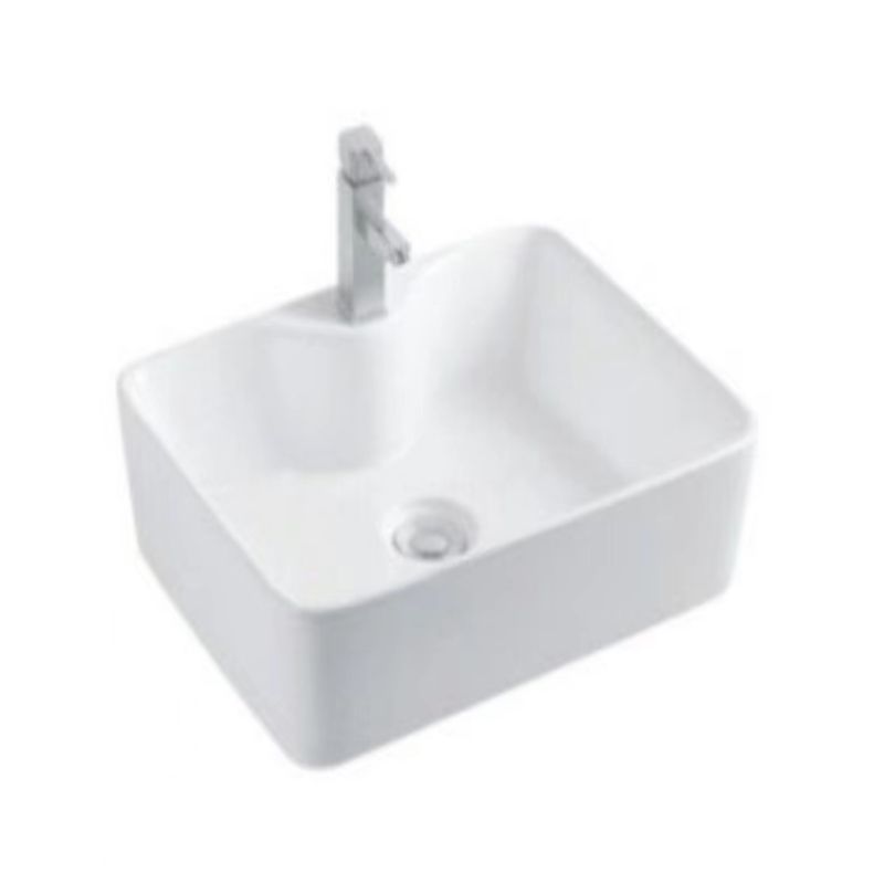 White Counter Top Sink