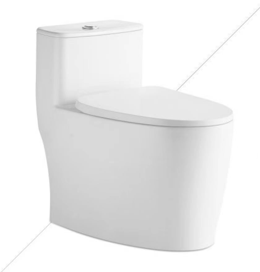 modern one piece toilet