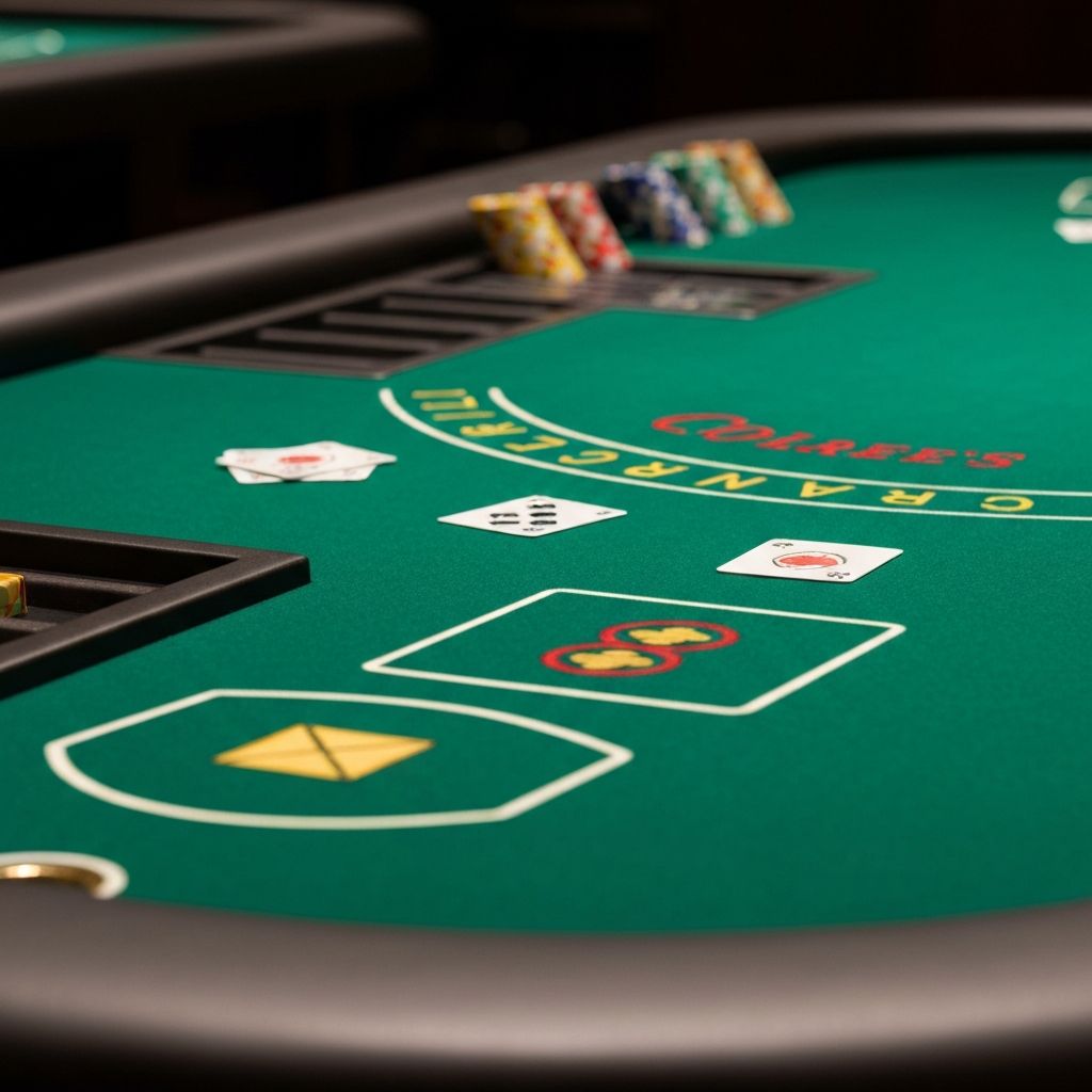 Luksusowe tekstylia kasynowe - stoły do pokera i blackjacka z wysokiej jakości materiałów