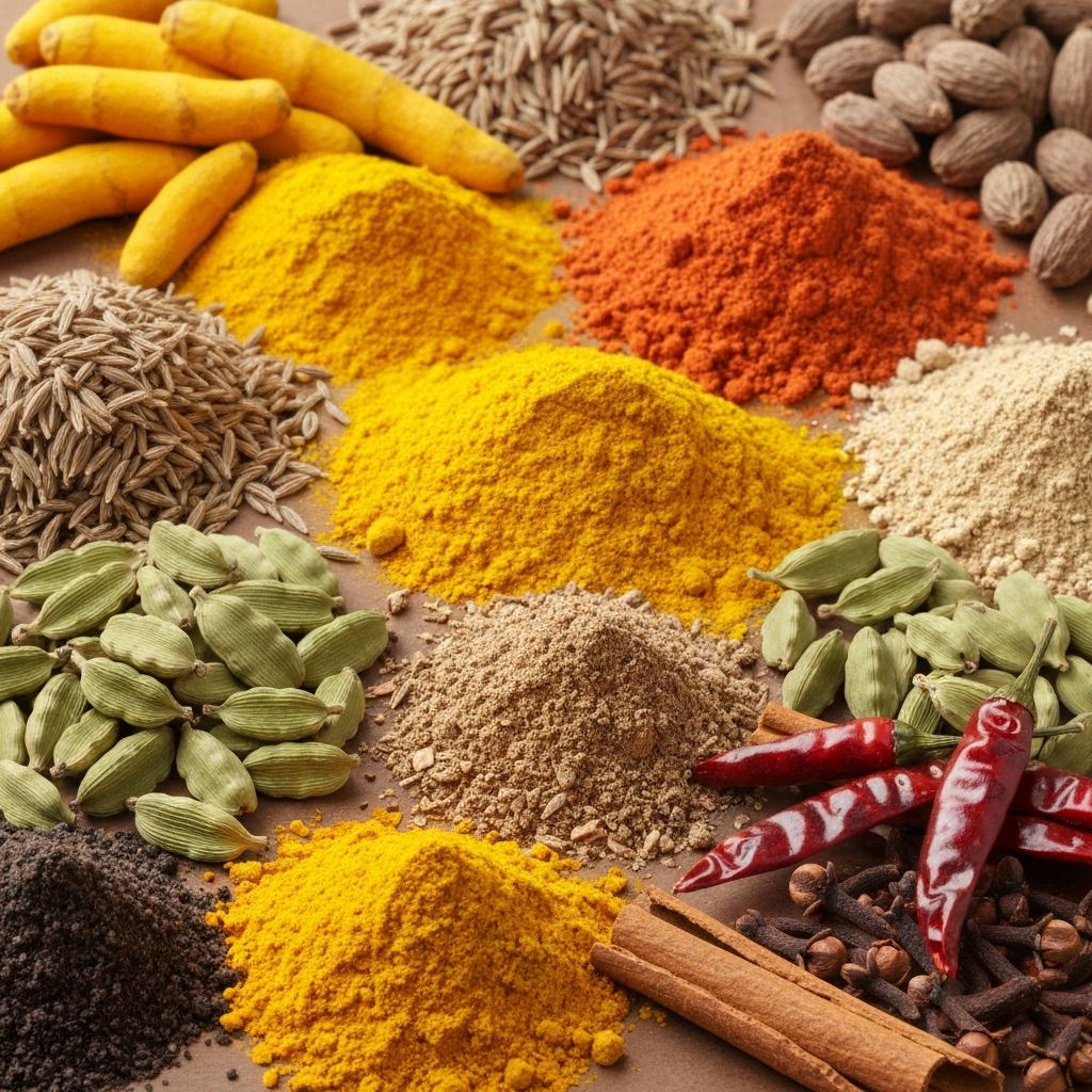 Autentyczne przyprawy indyjskie - całe i mielone przyprawy certyfikowane FSSAI
